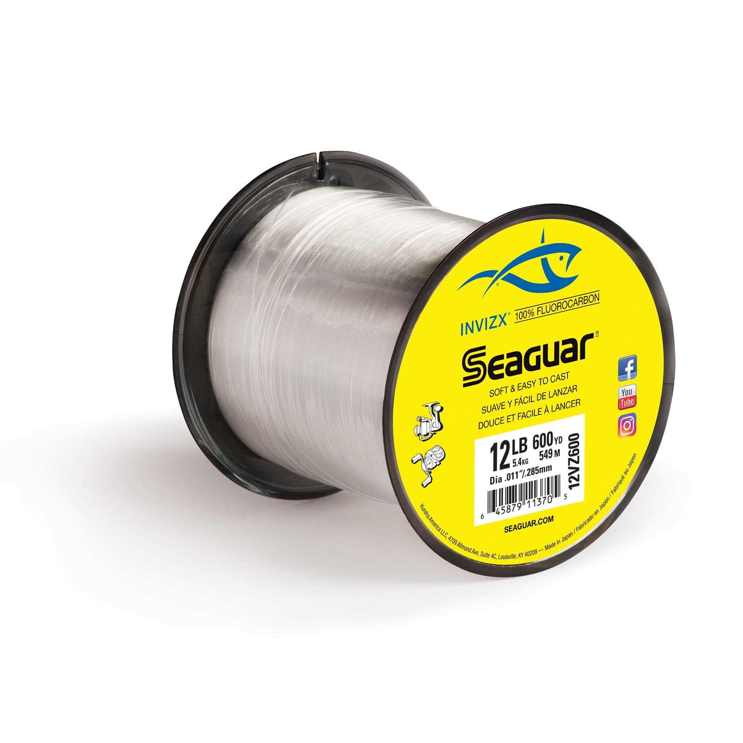 Seaguar InvizX 600 Flourocarbon Fishing Line