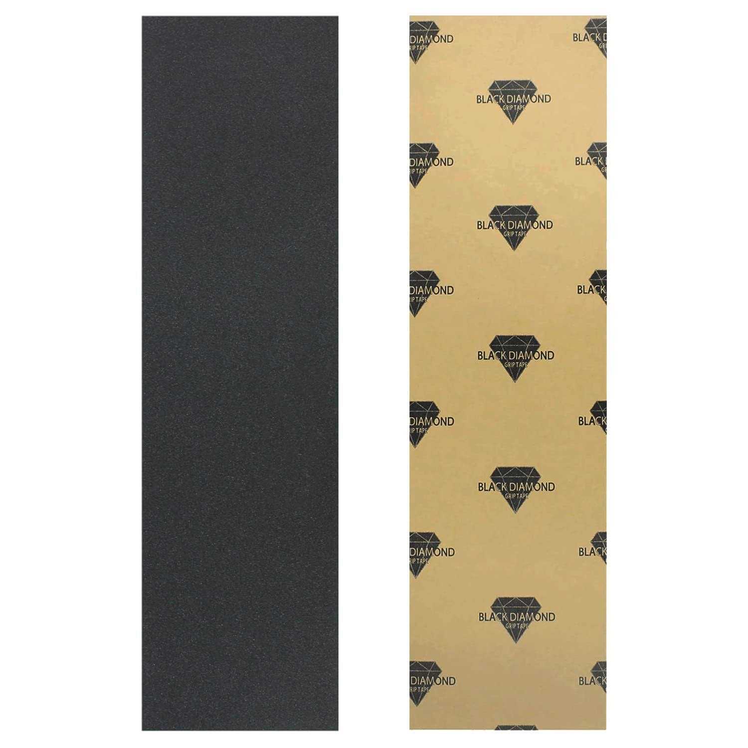 Black Diamond Longboard Skateboard Grip Tape Sheet - Image 3