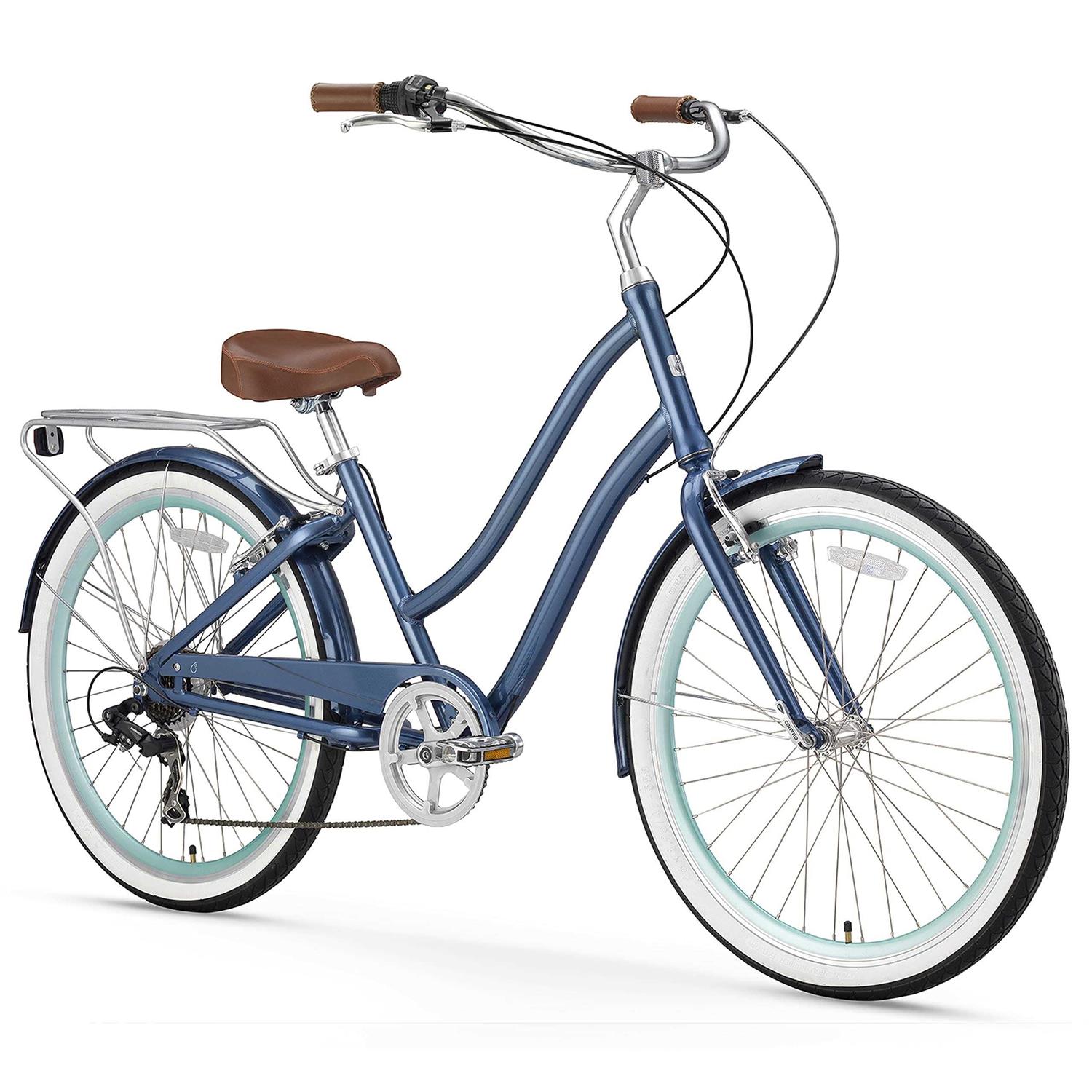 sixthreezero EVRYjourney Women's 3-Speed Step-Through Hybrid Cruiser Bicycle