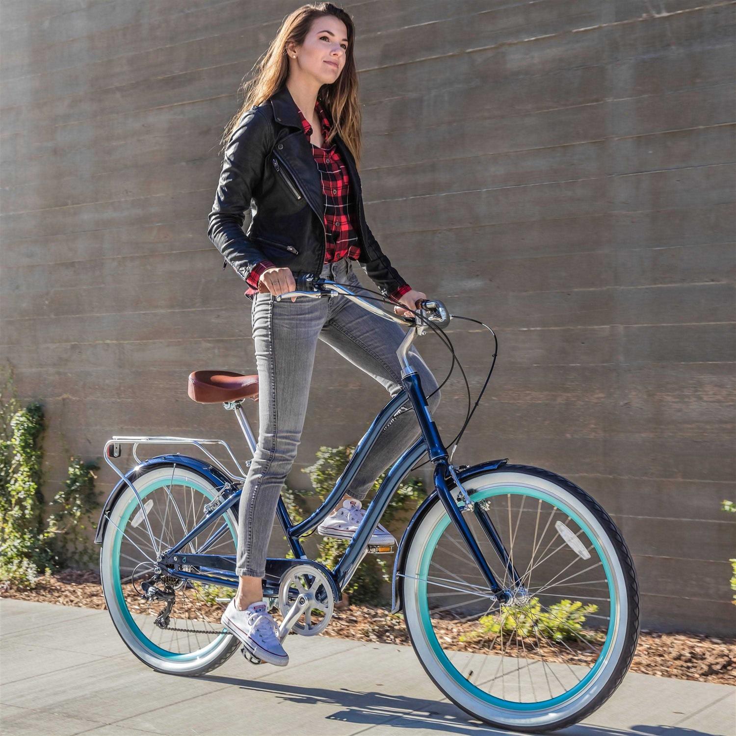 sixthreezero EVRYjourney Women's 3-Speed Step-Through Hybrid Cruiser Bicycle - Image 3