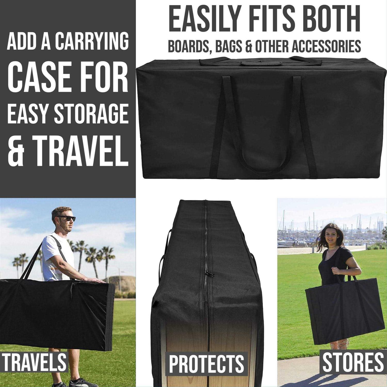 Skip's Garage Flag Solid Wood Cornhole Board Set - Image 3