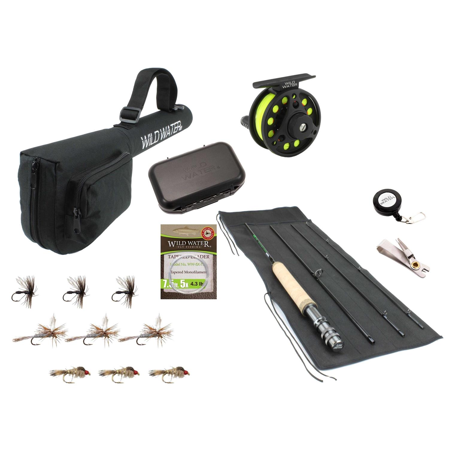 Wild Water Fly Fishing 3 Weight Reel Short Fly Rod Package - Image 5