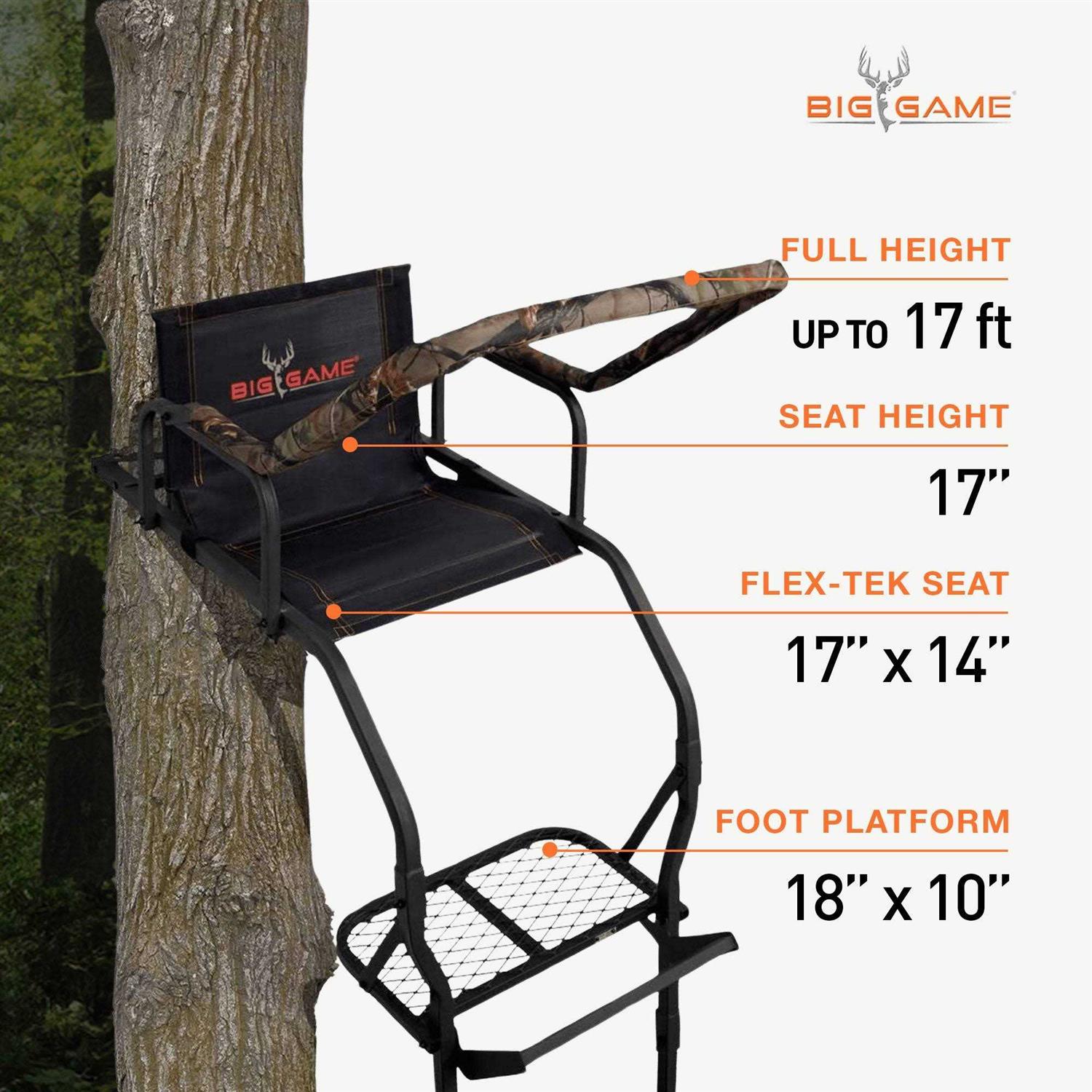 Big Game Warrior DXT Ladder Stand - Image 3