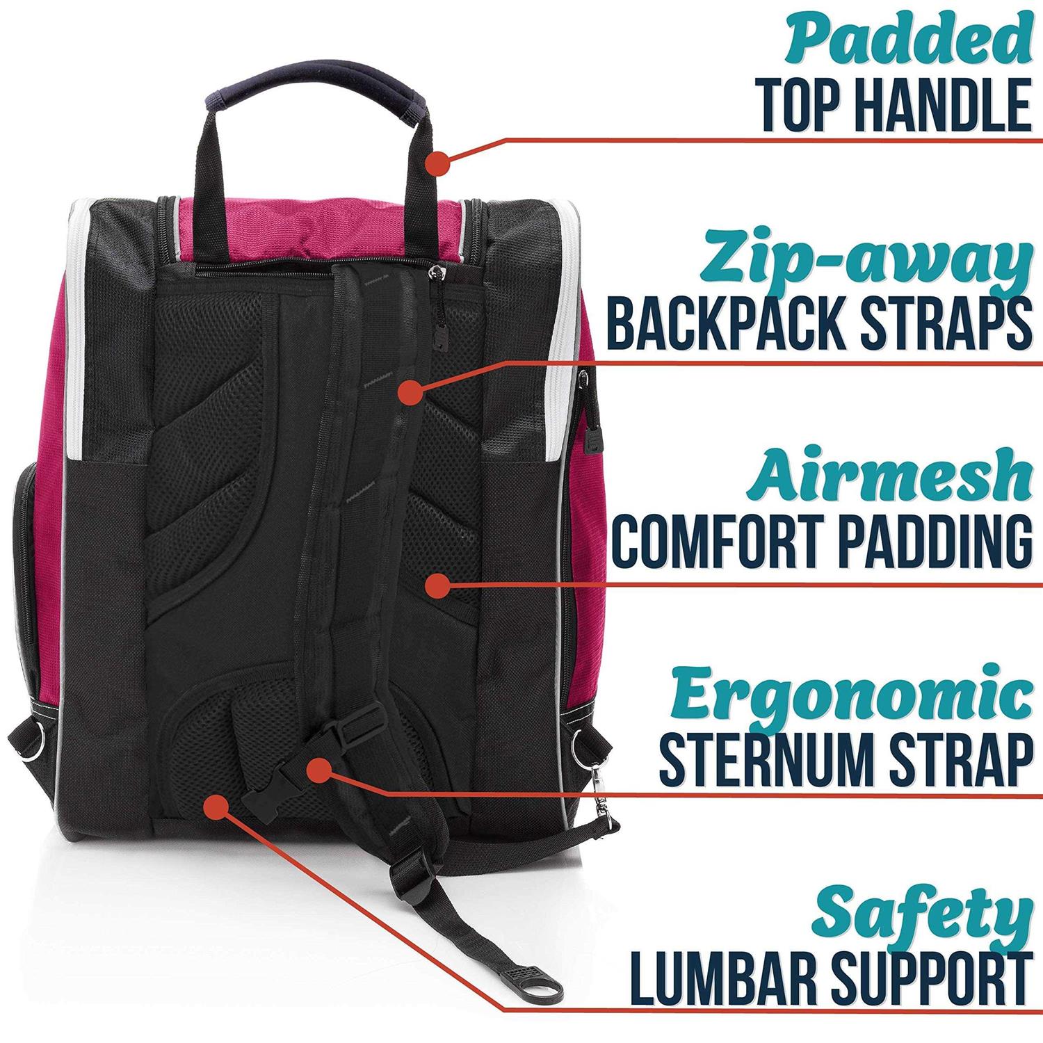 Athletico Ski Boot Bag Skiing and Snowboarding Travel Luggage - Image 5