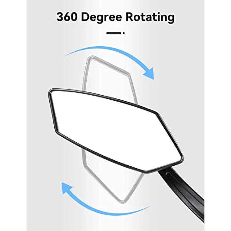 Bike Mirror MAGICYCLE Bike Mirrors Handlebar Rear view Mirror - Image 5