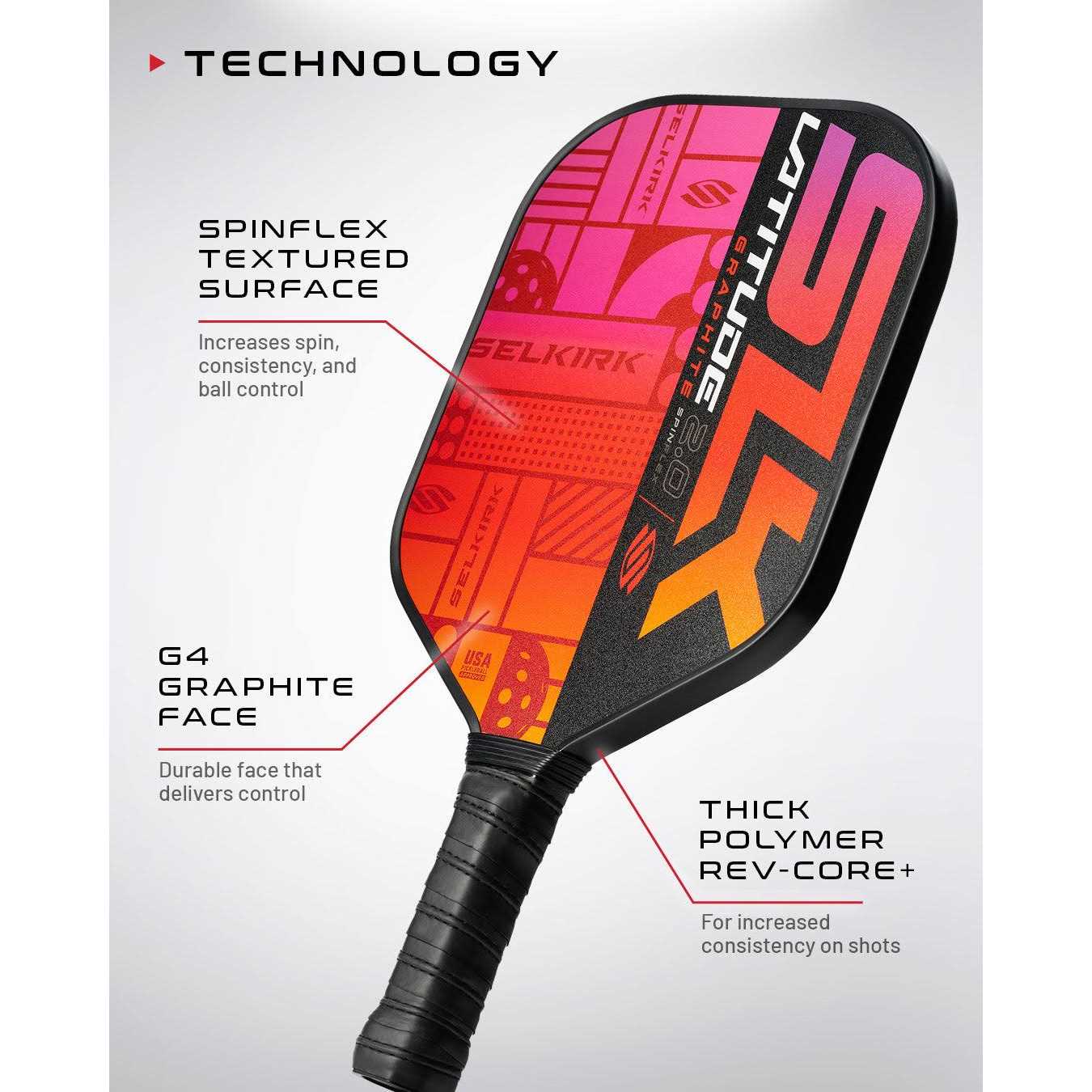 Selkirk SLK Latitude 2.0 Pickleball Paddle - Image 3