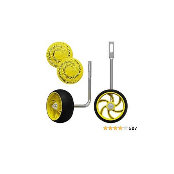 Ultraverse Kids Bike Training Wheels Tire Size with Wide Silent Wheels - Image 4
