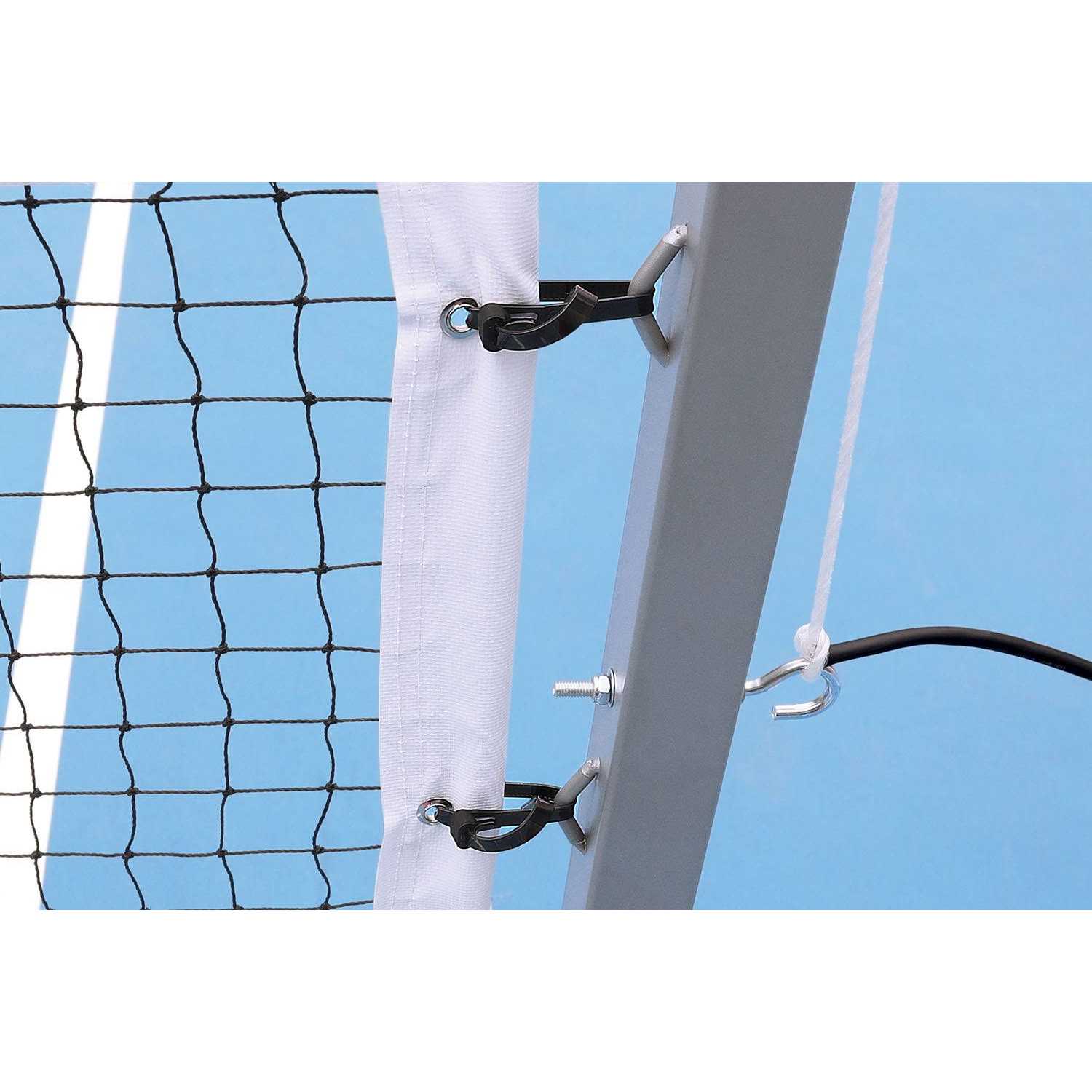 A11N 22ft Tournament Pickleball Net, with Wheels and Hand Winch System - Image 4