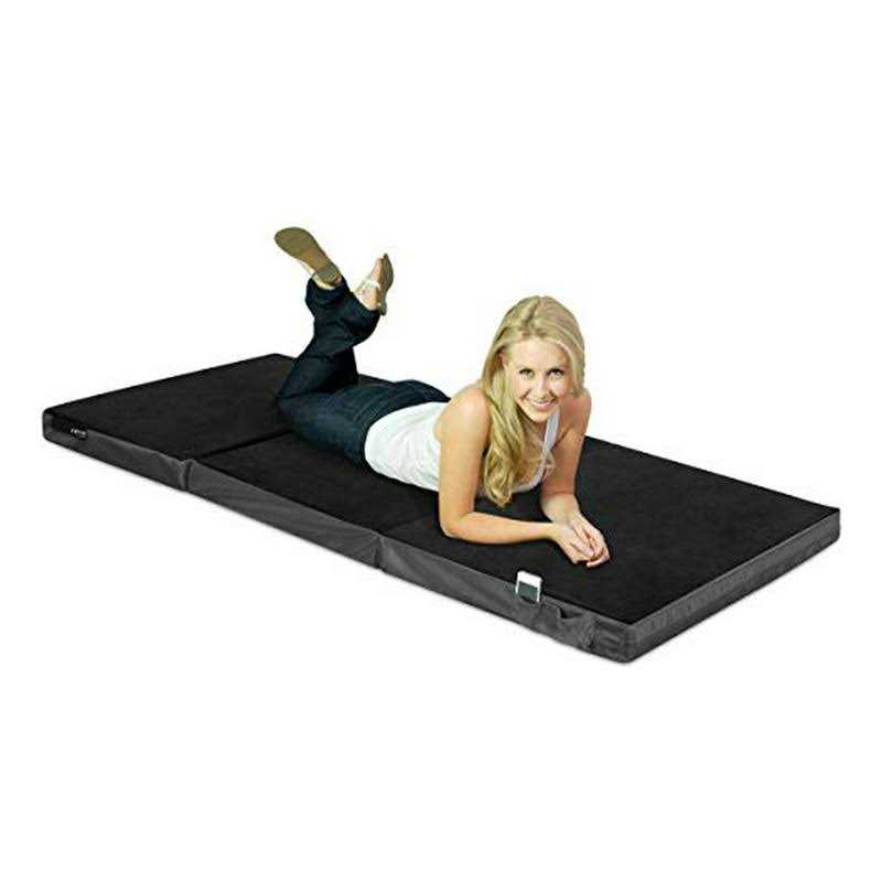 American Furniture Alliance Hide A' Mat 3.5 x 35 x 77 inch Twin Trifold Mattress Mesh/suede - Image 4