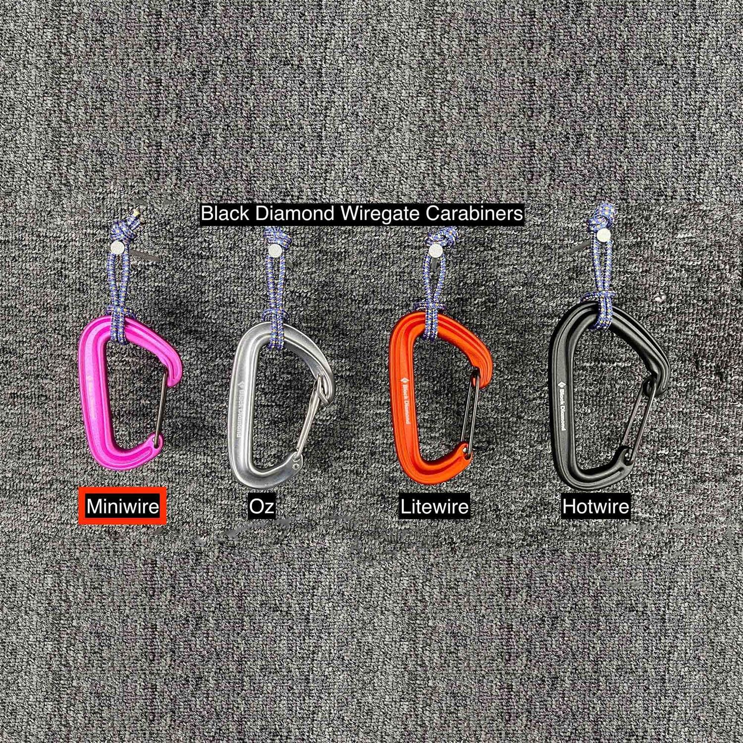Black Diamond Miniwire Carabiner - Image 3