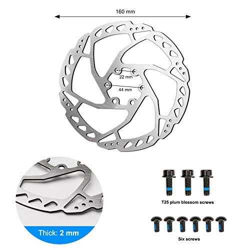 RUJOI Bike Disc Brake Kit, Aluminum Front and Rear Caliper Full Aluminum Alloy Bicycle Brake Lever - Image 2