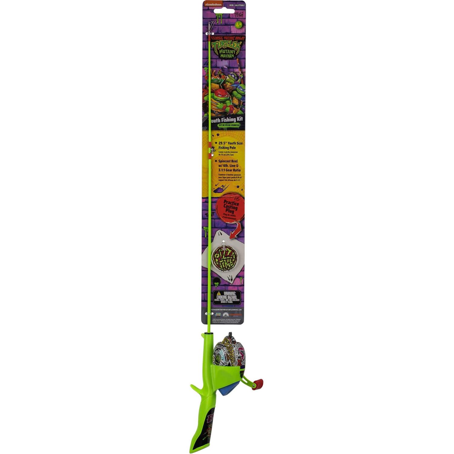 Kid Casters Teenage Mutant Ninja Turtle Youth Fishing Combo TMNTREG23