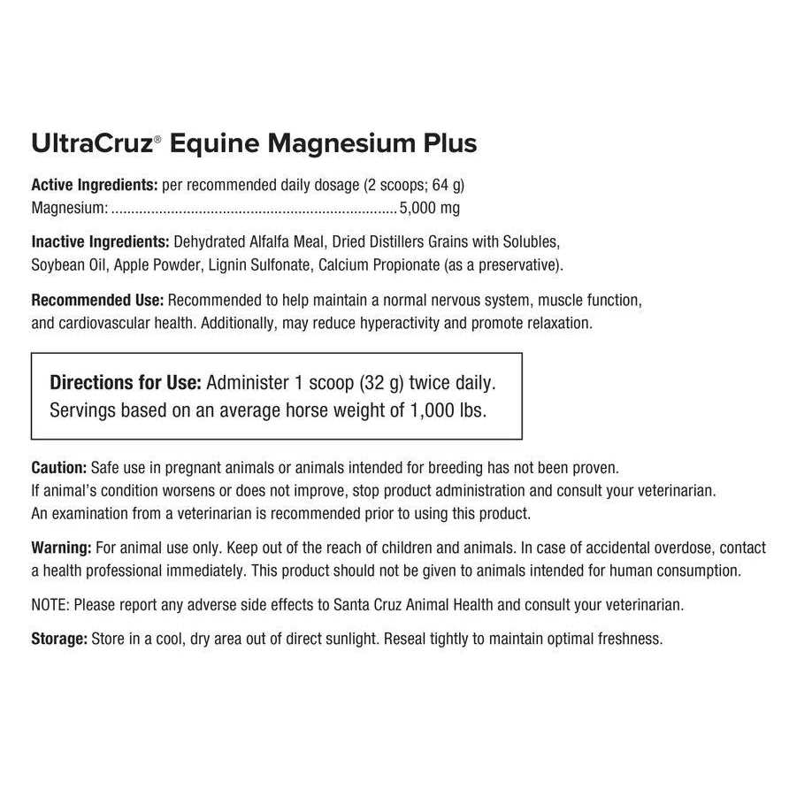 UltraCruz Equine Magnesium Plus Supplement - Image 5
