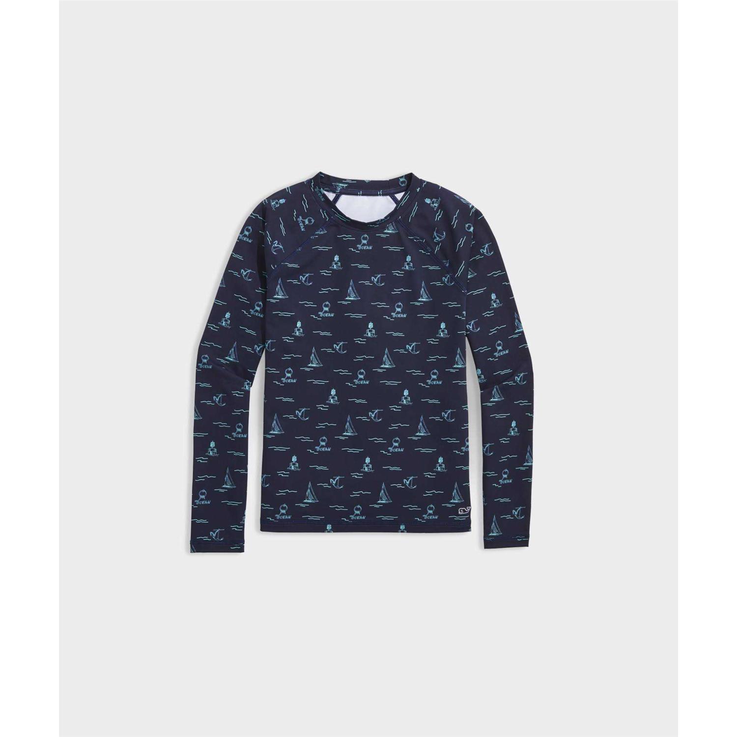 vineyard vines Kids' Raglan Rashguard - Image 3