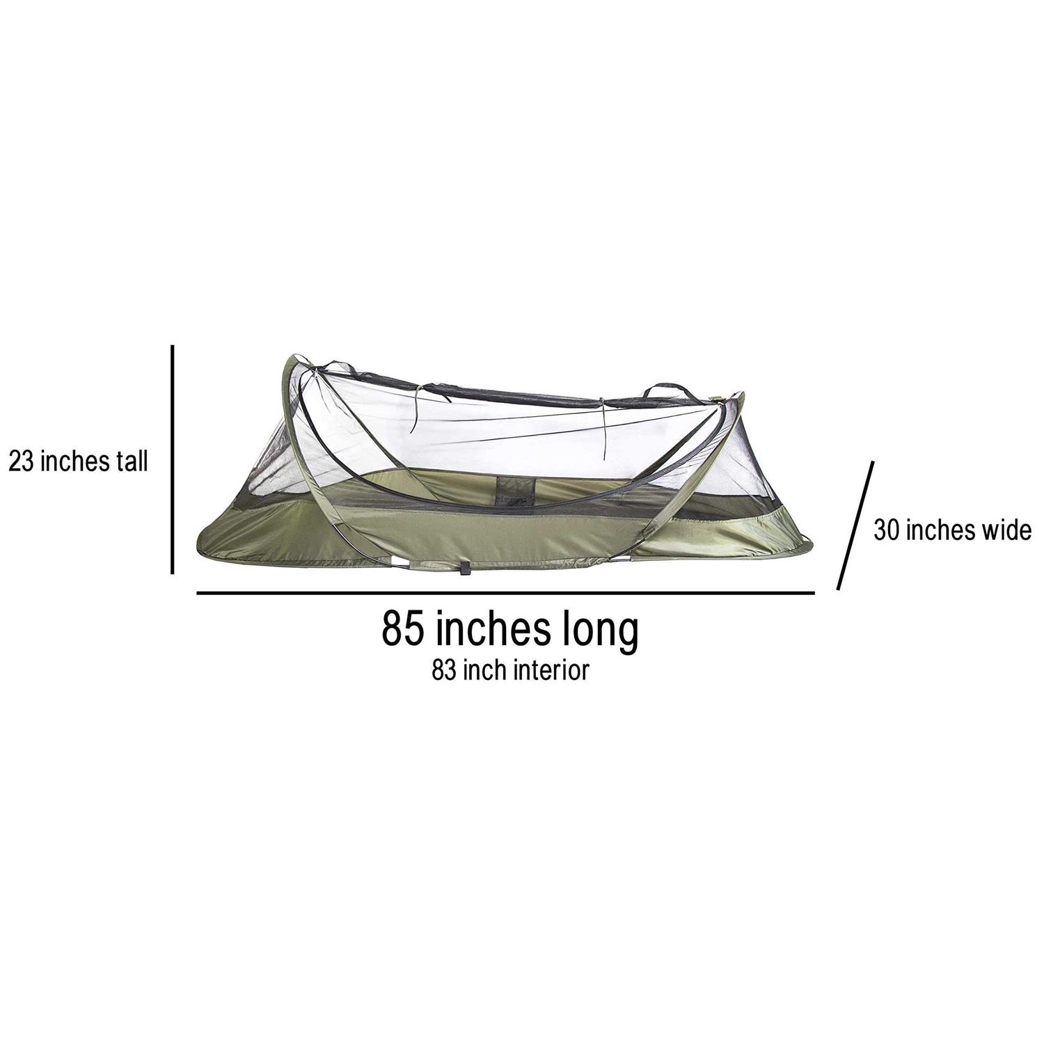 USGI Industries Bivy Tent Lightweight Single Person Sleeping Net System for Outdoors - Image 4