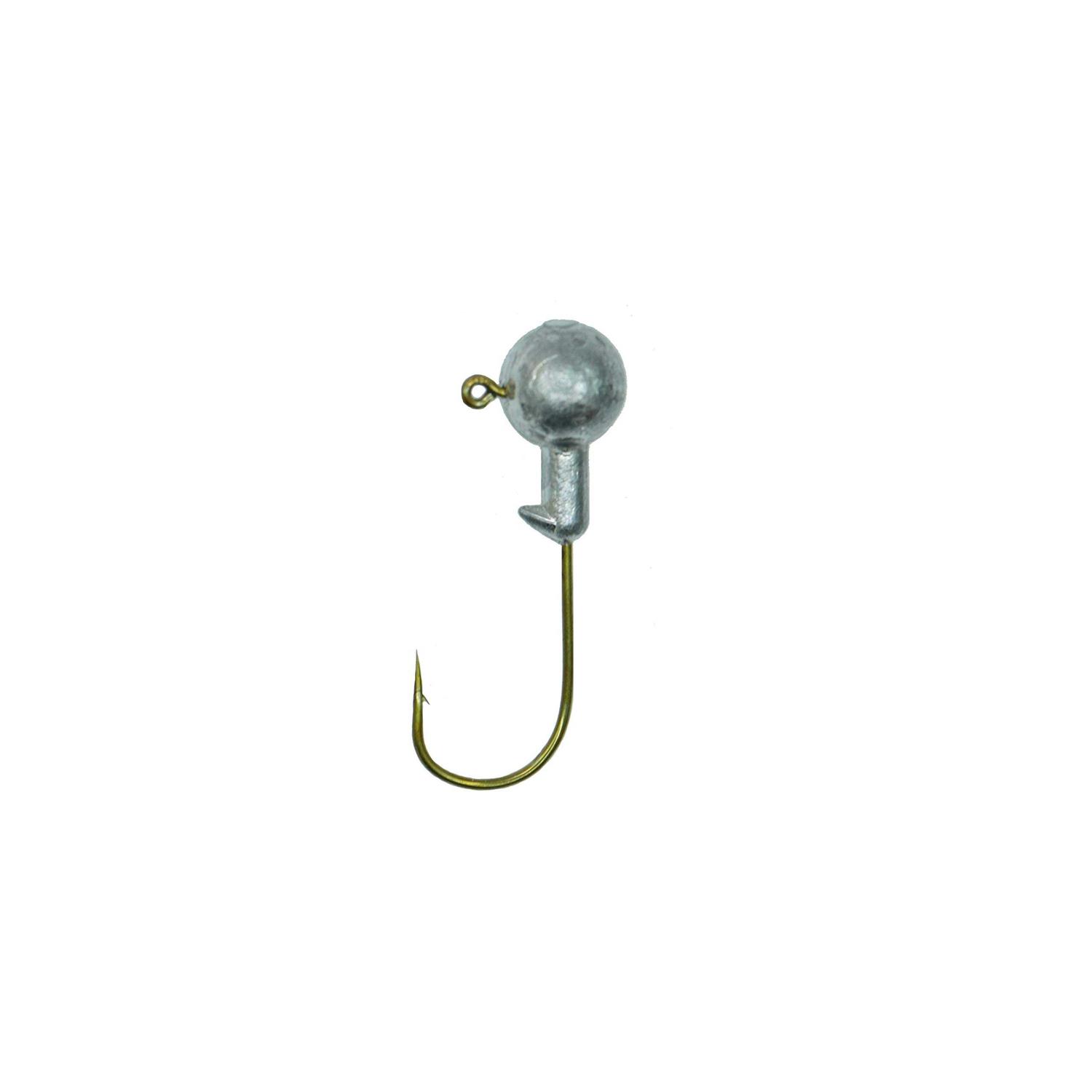 Temorah Unpainted Jig Heads,Ball Heads with Bronze Hook - Image 3