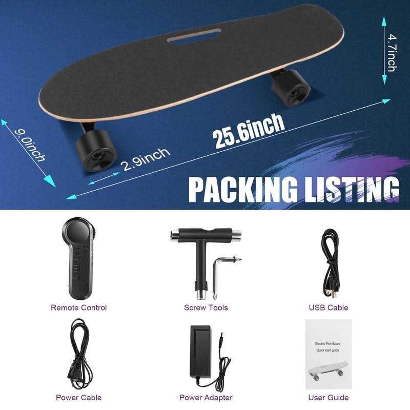 Caroma 350W Electric Skateboards with Remote 12.4 MPH Top Speed 7 Layers Maple - Image 3