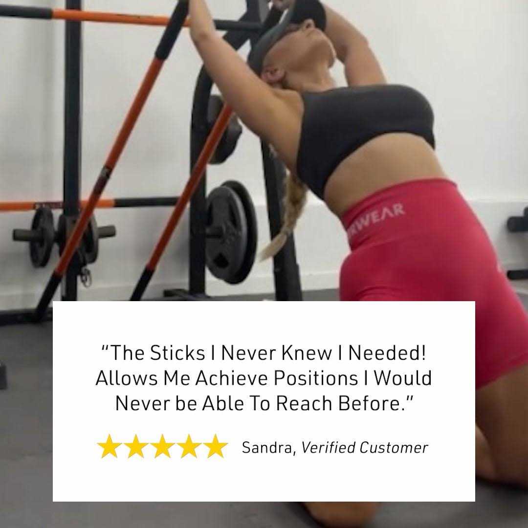 Stick Mobility 6 Foot 6 Foot 4 Foot Training Bundle Improve Flexibility, Mobility, and Strength with Active Stretching for Golf - Image 5