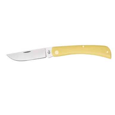 Case Cutlery Sodbuster Yellow Delrin Handle CV Steel Pocket Knife - Image 3