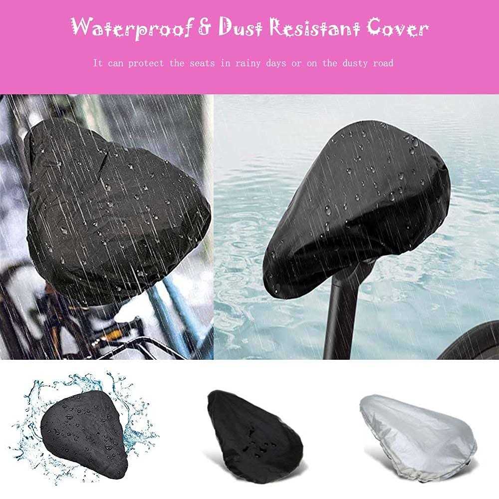 Liyamobu Kids Gel Bike Seat Cushion Cover for Boys & Girls 9x6 Breathable & Extra Soft Memory Foam Children Bicycle Saddle Pad with Water&Dust - Image 5