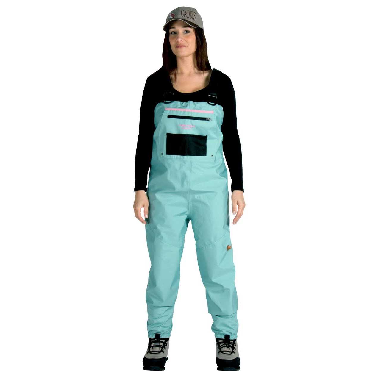 Caddis Wading Systems Caddis Women's Teal Deluxe Breathable Stockingfoot Waders - Image 4