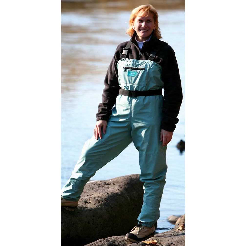 Caddis Wading Systems Caddis Women's Teal Deluxe Breathable Stockingfoot Waders - Image 5