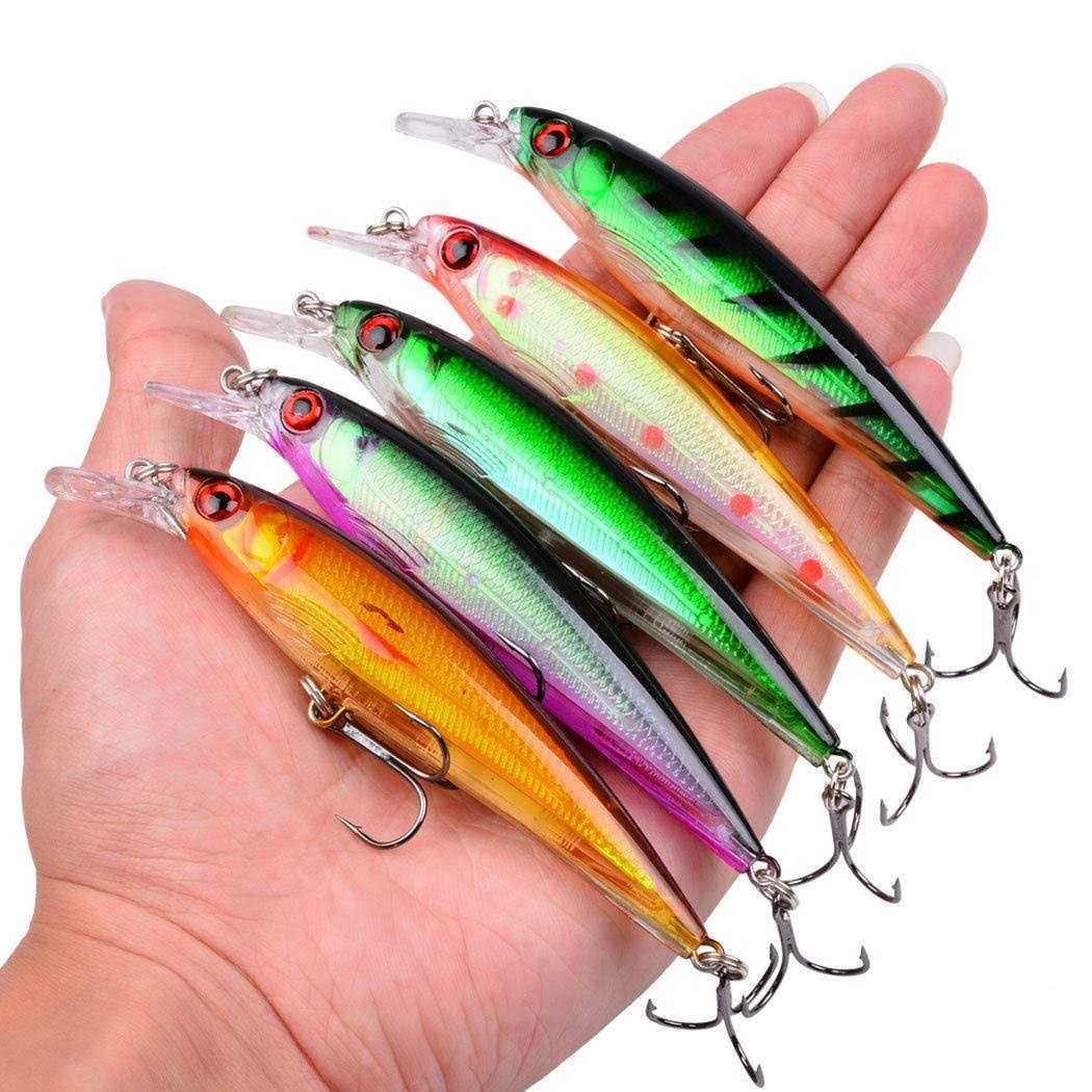 Aorace Bass Fishing Lures Kit Set Hard Baits Minnow Crankbait Vib Swimbait for Bass Pike Fit Saltwater and Freshwater - Image 5