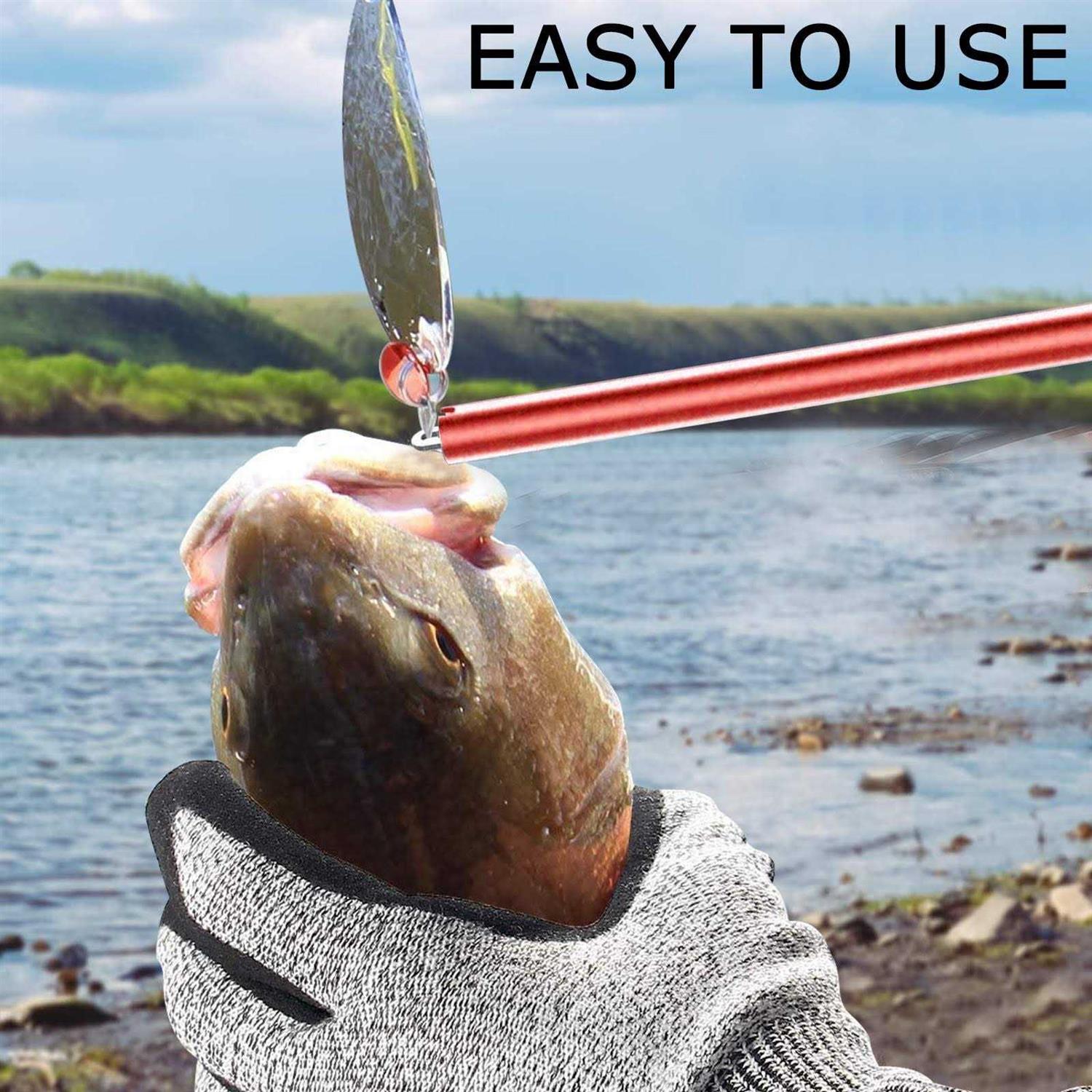 Sugelary Fish Hook Remover, Easy Reach and Portable Aluminum Fish Hook Remover Tool - Image 5