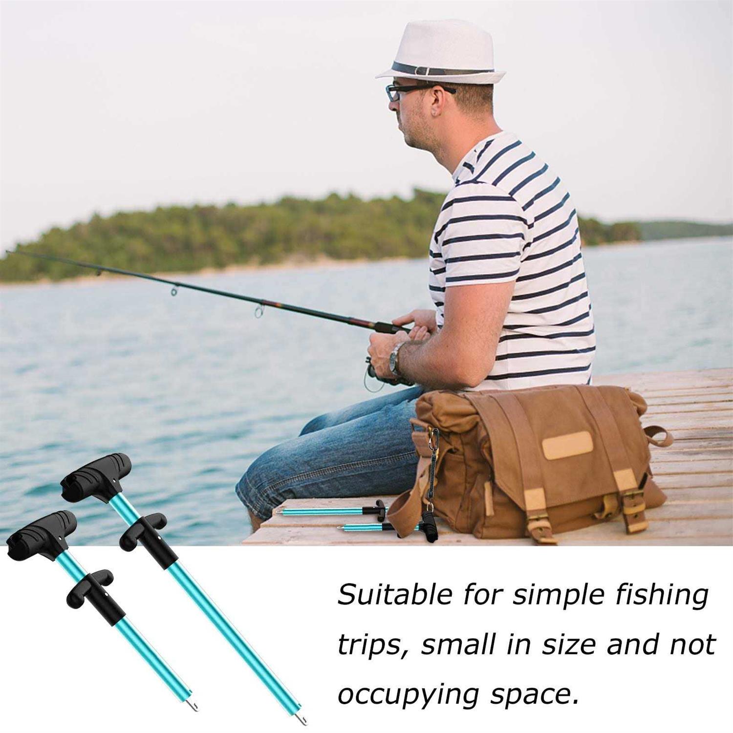 Sugelary Fish Hook Remover, Easy Reach and Portable Aluminum Fish Hook Remover Tool - Image 4