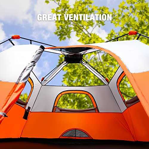 BeyondHOME 6 Person Instant Cabin Tent 60 Sec Setup Family Camping Tent - Image 3