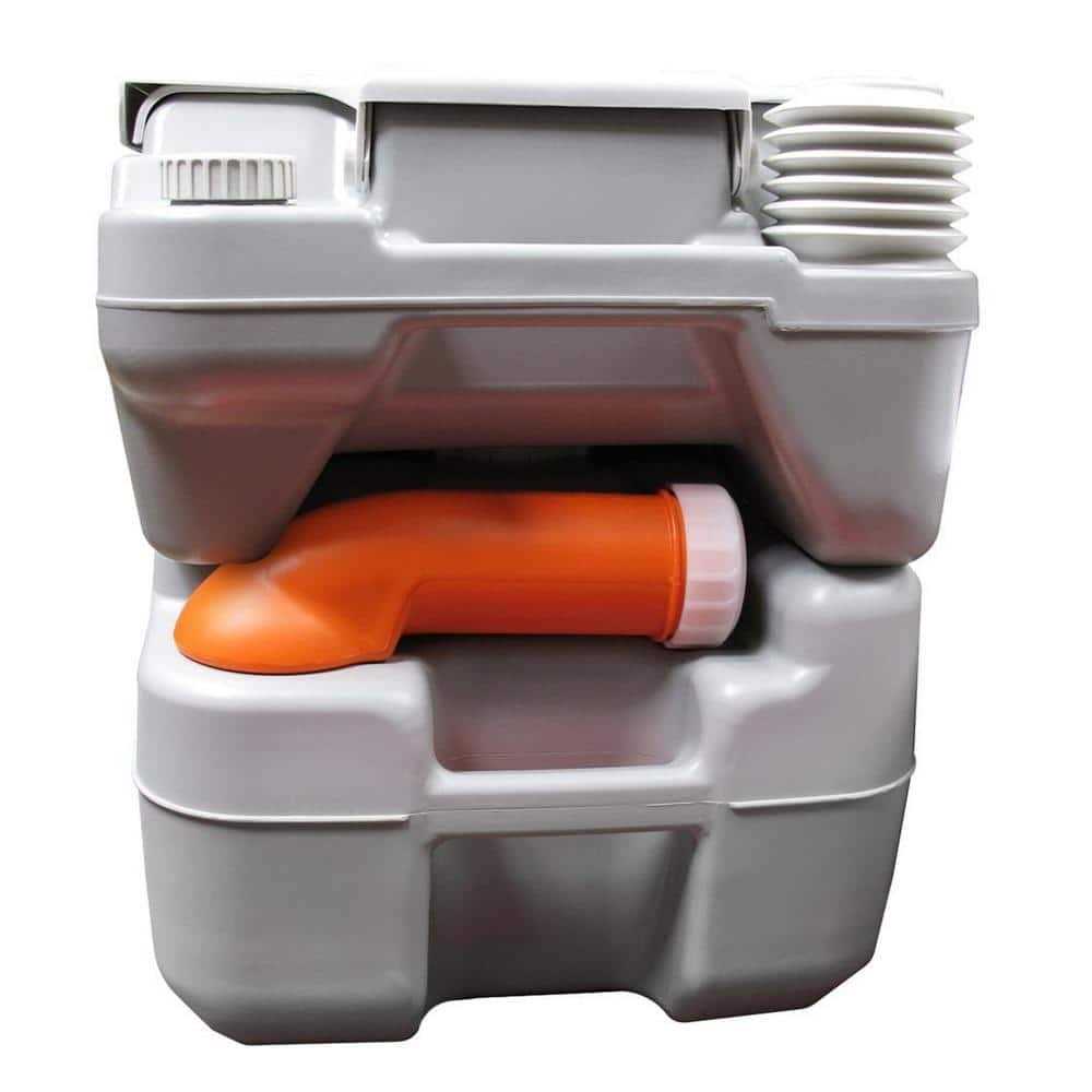 5 gal. Non-Stick Portable Toilet with Cleaning Wand - Image 4