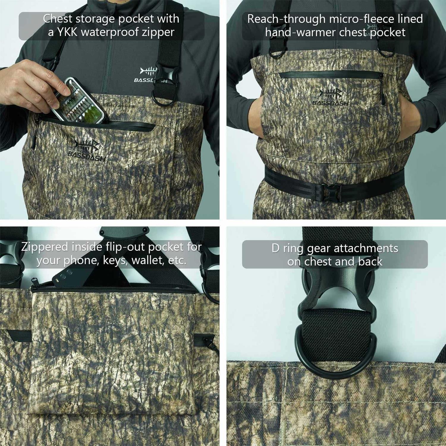 Breathable Waders with Boots Bassdash Fishing - Image 4