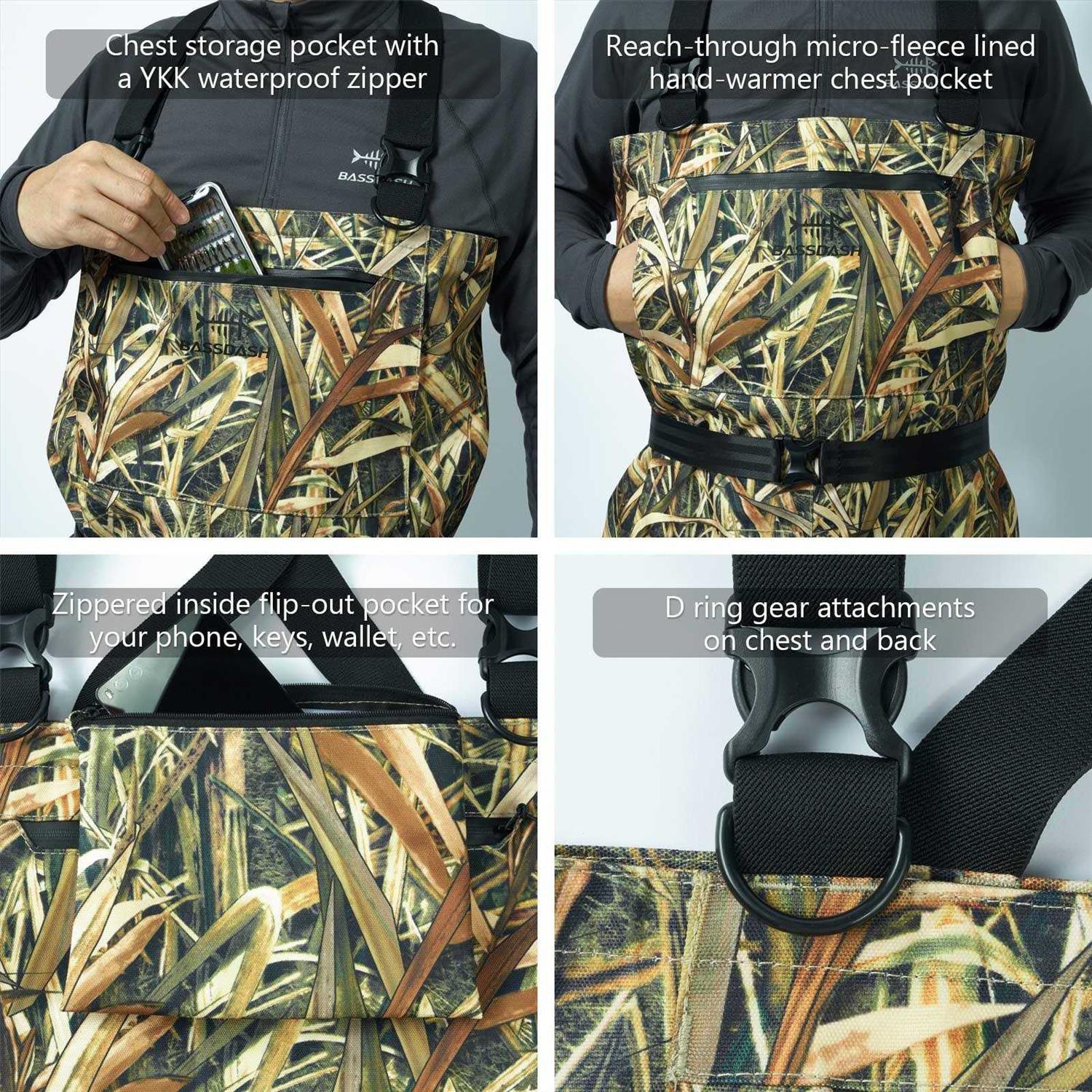 Breathable Waders with Boots Bassdash Fishing - Image 5