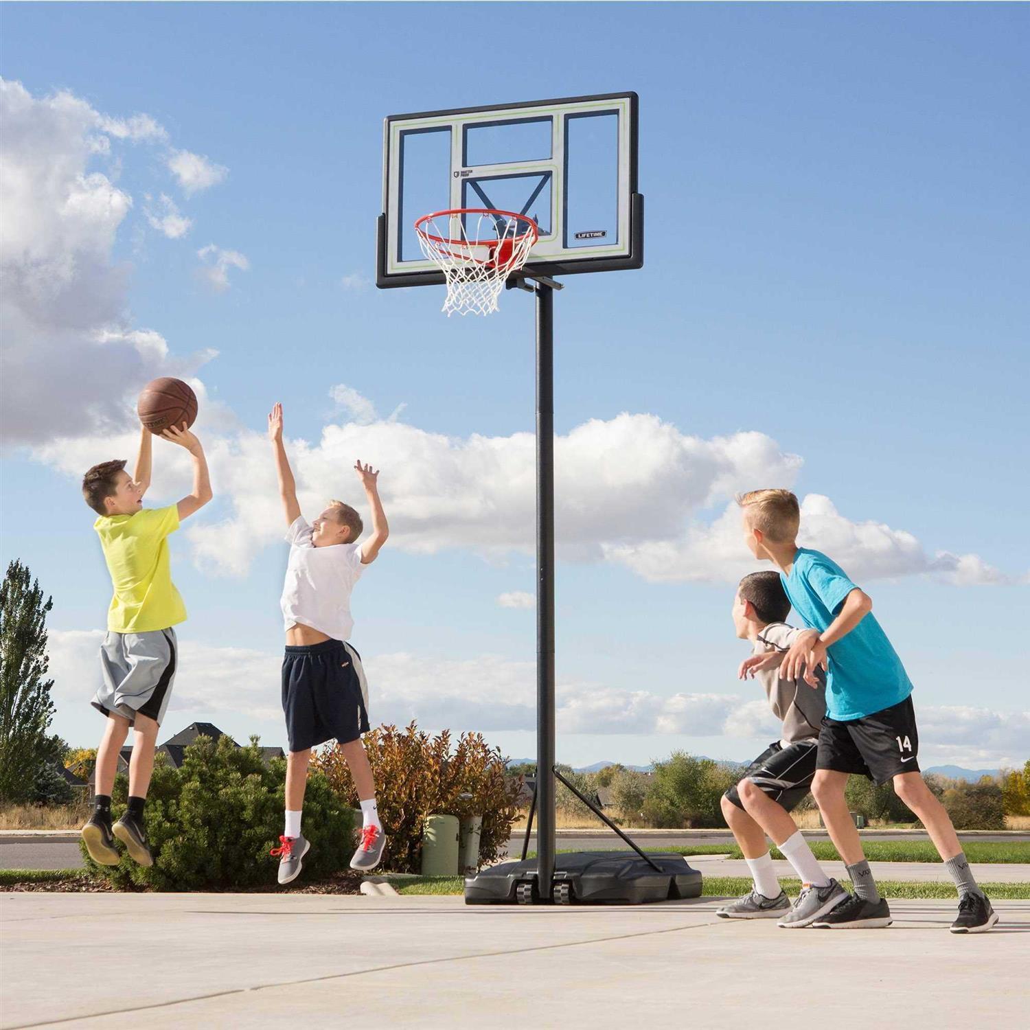 Lifetime Adjustable Portable Basketball Hoop - Image 3