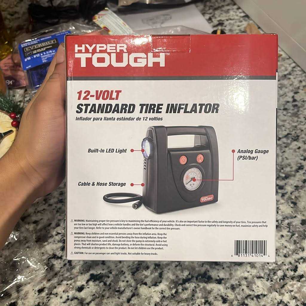 Hyper Tough 12V Standard Tire Inflator - Image 3