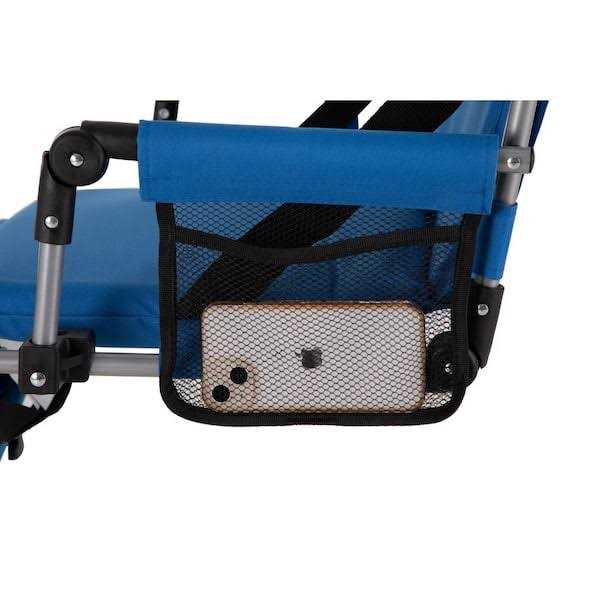 Portable Stadium Seat Padded Chair with Armrests - Image 4