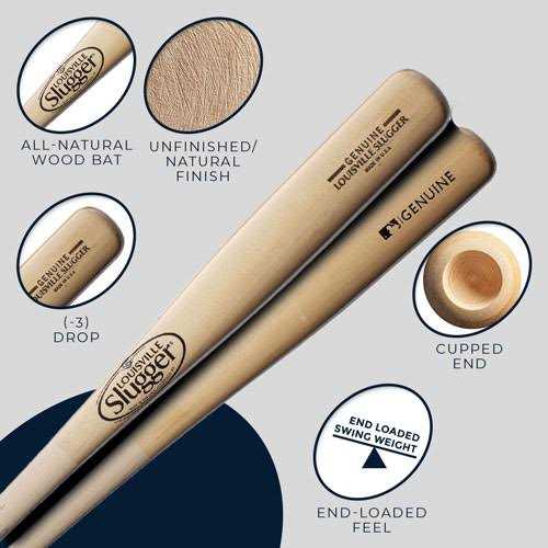 Louisville Slugger Genuine Mix Baseball Bat - Image 3