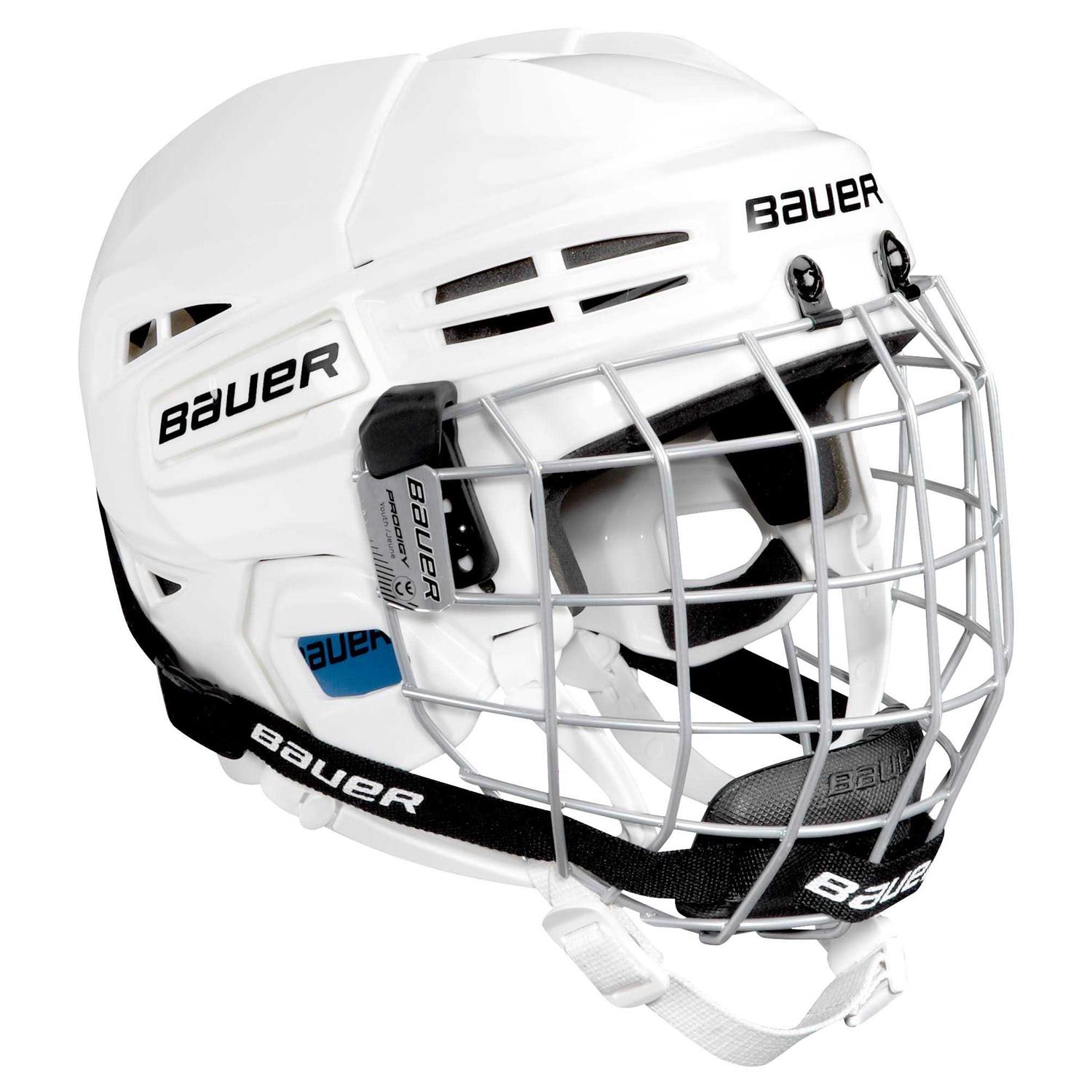 Bauer Prodigy Combo Hockey Helmet - Image 3