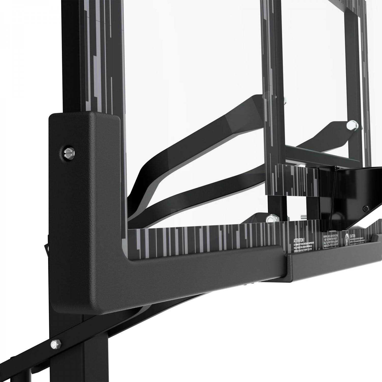 Spalding 60 in. Acrylic Screw Jack Portable Basketball Hoop System - Image 5