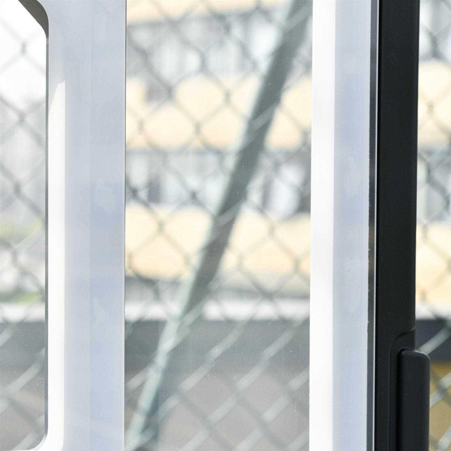 Soozier Adjustable Basketball Hoop Stand 5.1ft-6.9ft with Wheels & 33Inch Backboard for Kids Teen Indoor Outdoor - Image 4