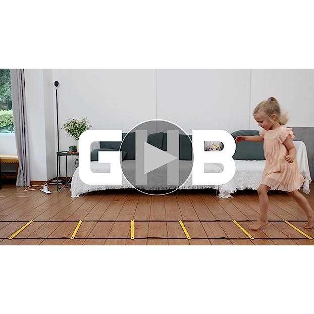 GHB Pro Agility Ladder Agility Training Ladder Speed 12 Rung 20ft with Carrying Bag - Image 4