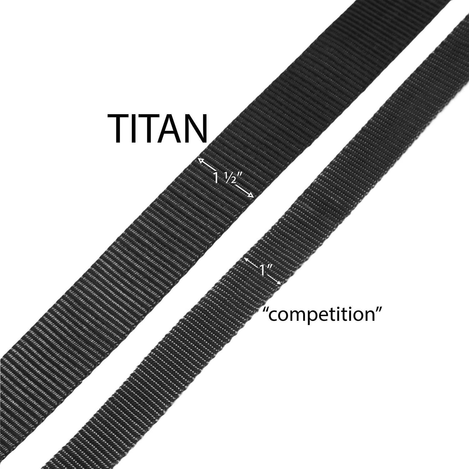 Titan Fitness Wood Olympic Gymnastic Rings - Image 3