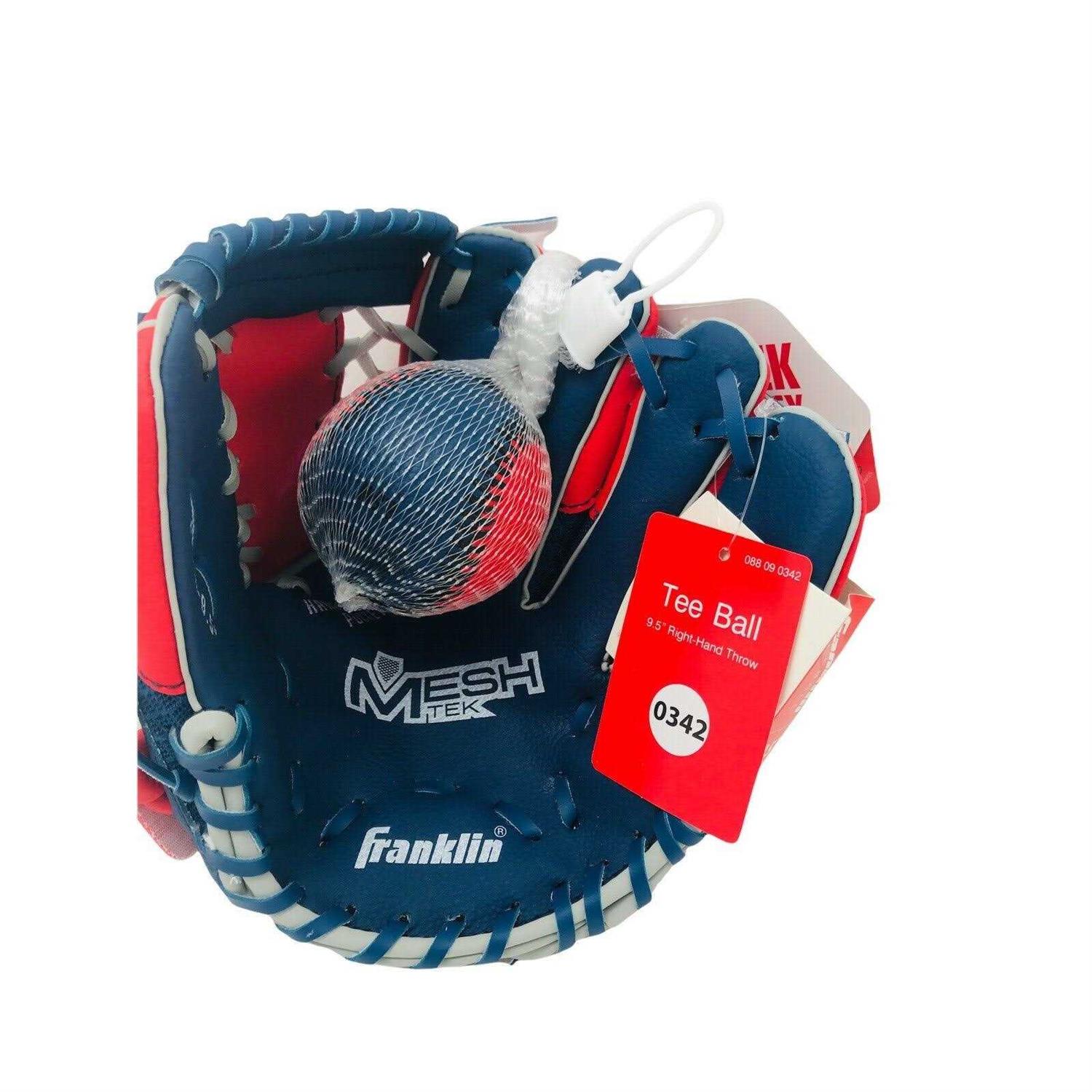 Franklin Sports 9.5'' Meshtek Glove with Ball - Image 2