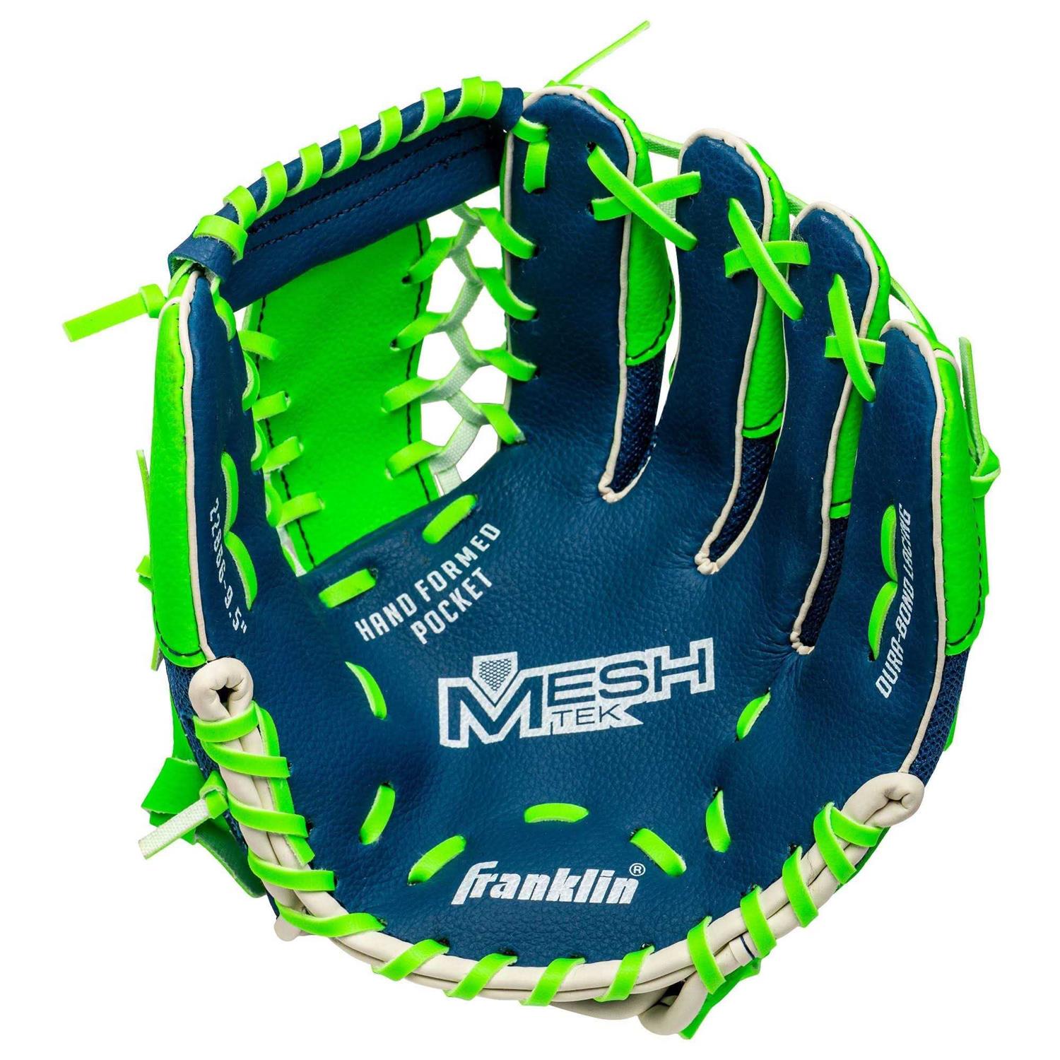 Franklin Sports 9.5'' Meshtek Glove with Ball - Image 3