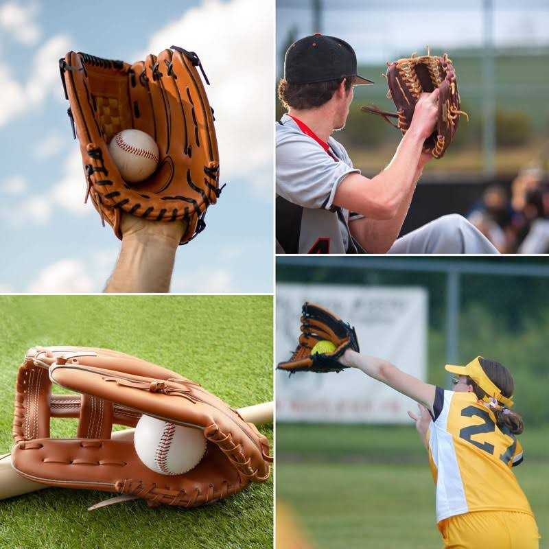 Teeliy Softball and Baseball Glove Lace Kit Mitt Leather Lacing Repair in Baseball Gloves - Image 3