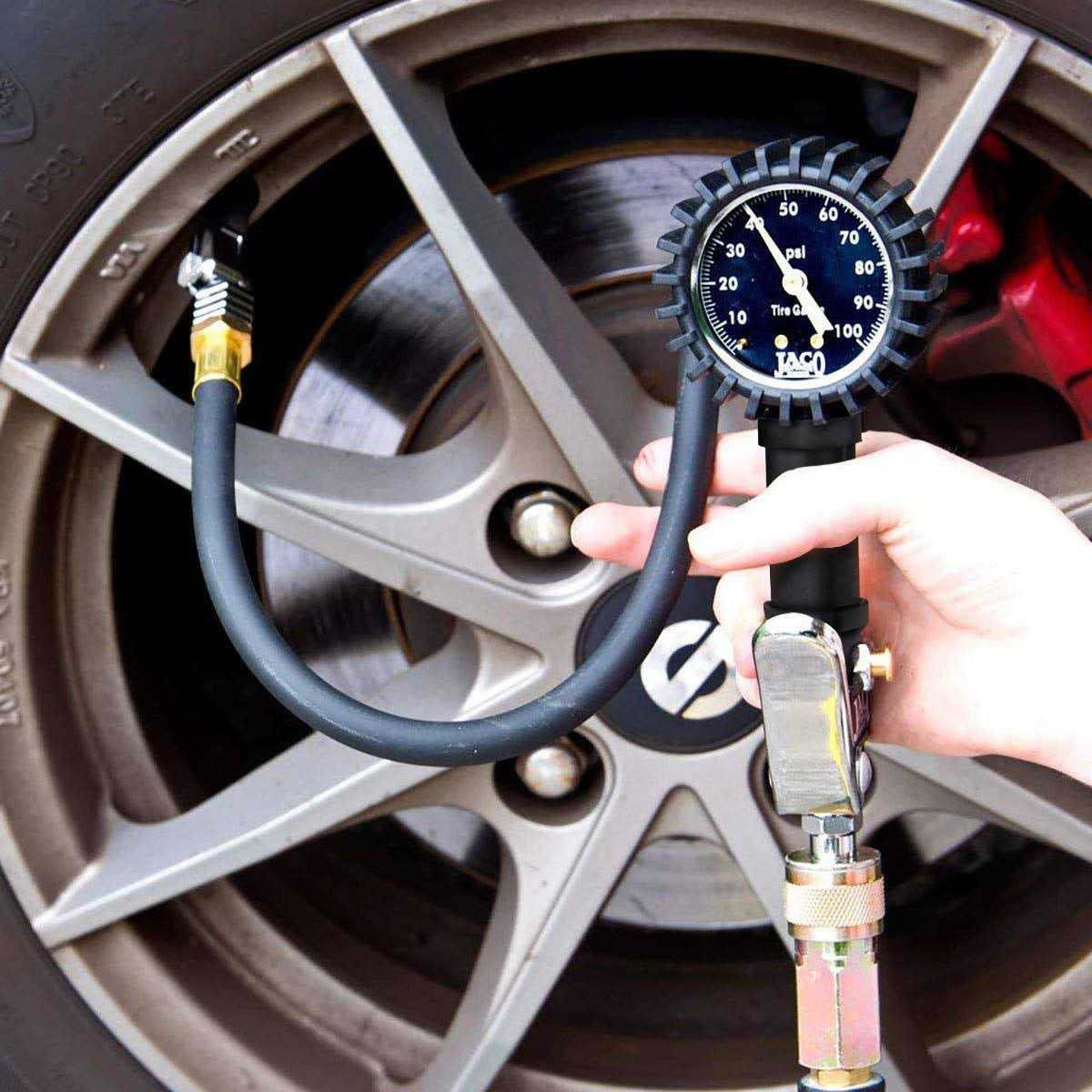 JACO FlowPro Tire Inflator with Pressure Gauge - Image 3