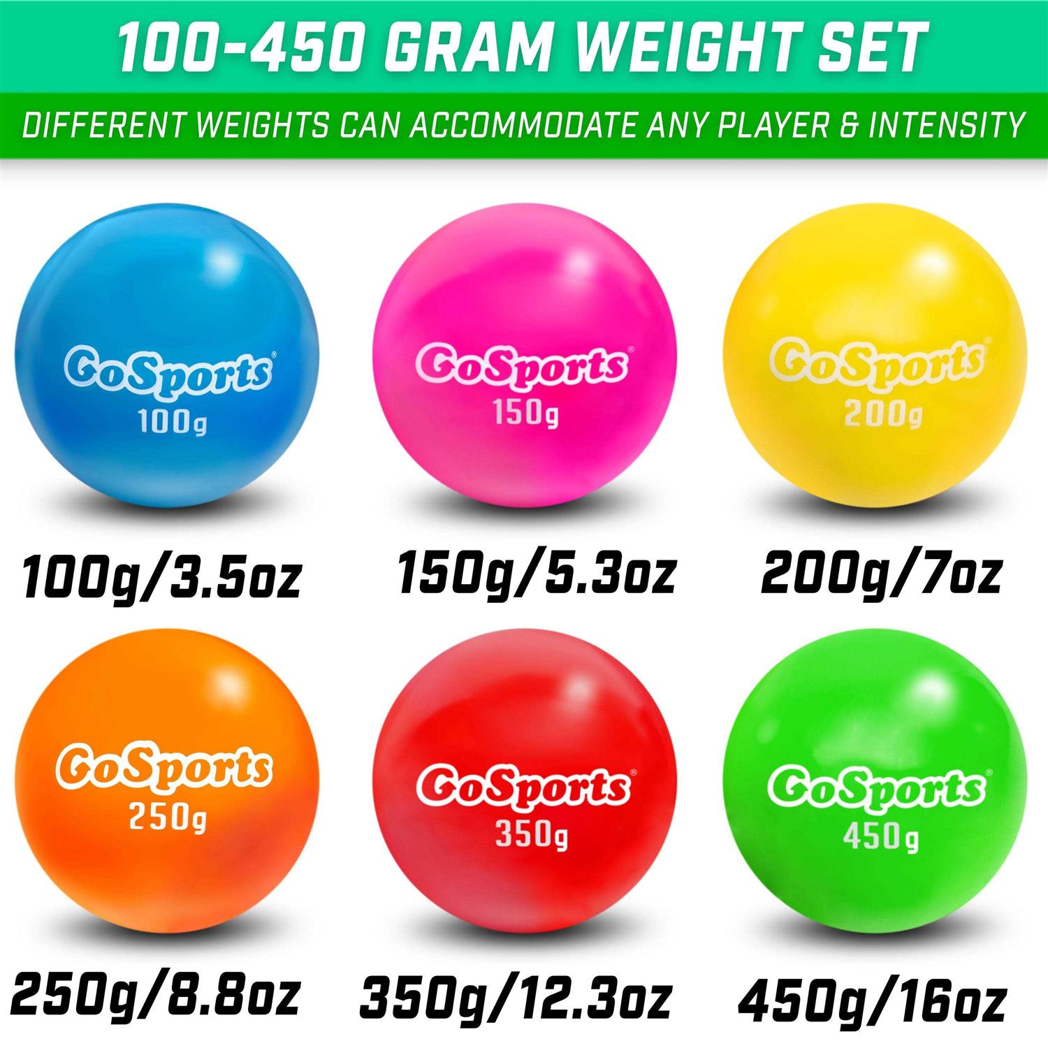 Gosports Plyometric Weighted Balls for Baseball & Softball Training 6 Pack - Image 4