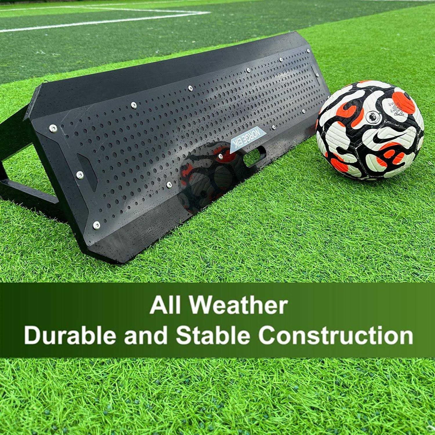 Norge Eik SteelRebound Stainless Steel Soccer Rebounder with HDPE Board - Image 3