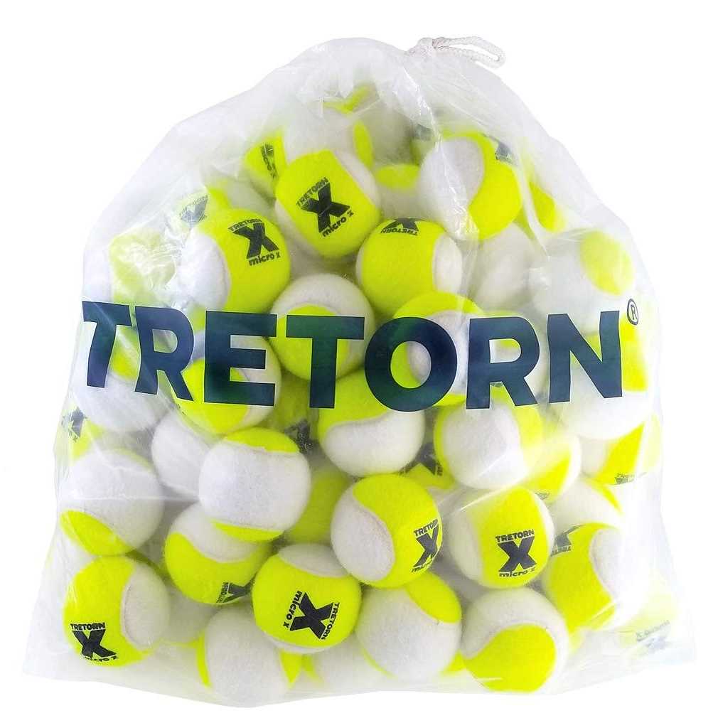 Tretorn Micro-X Pressureless Bag of 72 Yellow Tennis Balls Tennis Balls - Image 3