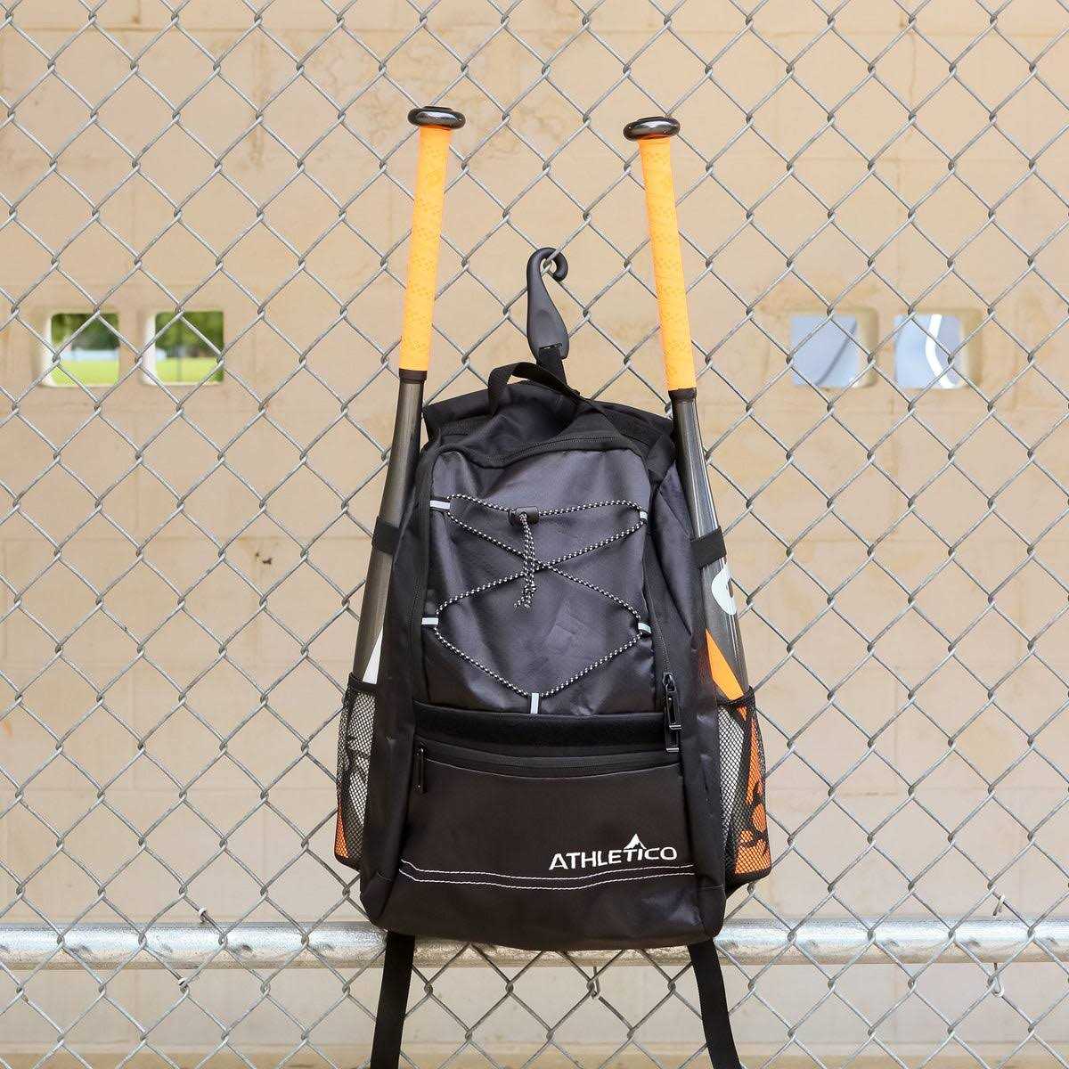 Athletico Youth Baseball Bag Bat Backpack for Baseball T-Ball & Softball Equipment & Gear - Image 5